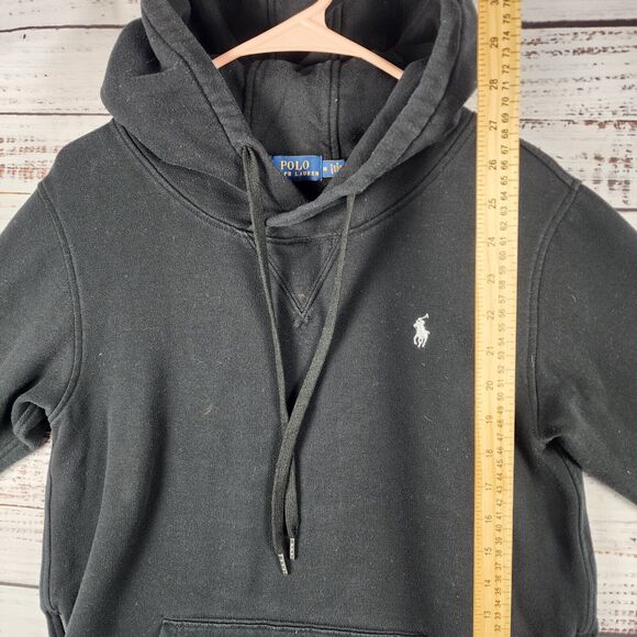 Ralph Lauren Women's Black Side Zip‎ Pullover Hoodie - Medium Rare - Picture 9 of 9